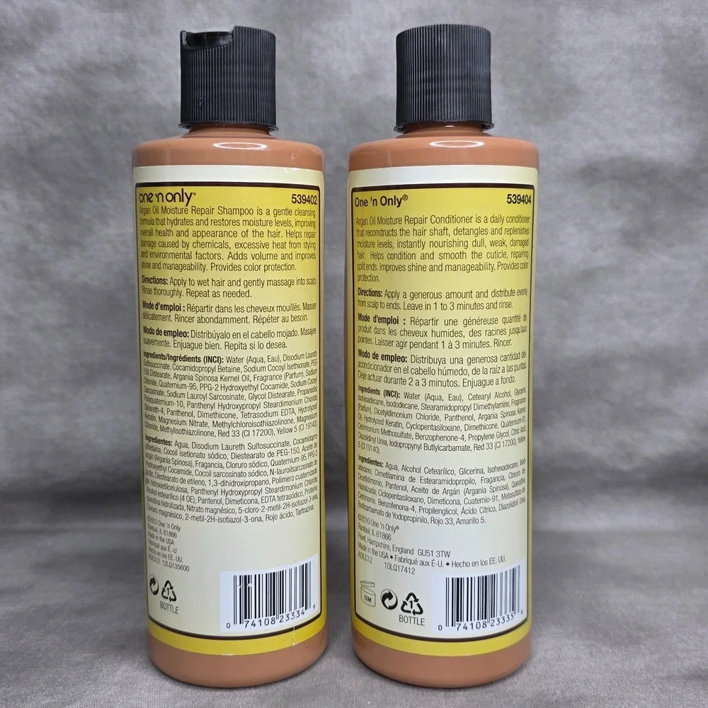 One 'n Only Argan Oil Moisture Repair Shampoo & Conditioner SET 12 fl oz